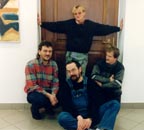 Mit Uta Zaumseil, Steffen Bauer und Ludwig Laser, G&ouml;ltzschtalgalerie Auerbach, 1993
