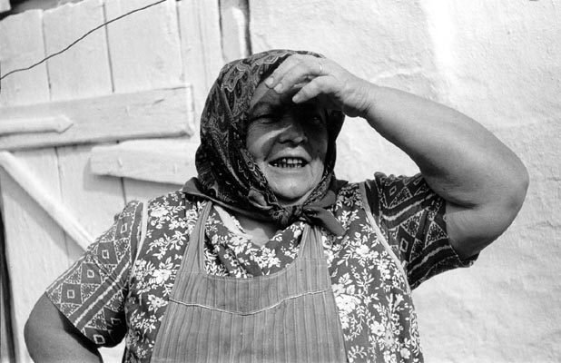Porträt einer rumänischen Bäuerin