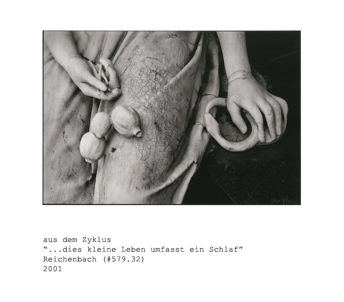 Fotografie von Uwe Klos aus dem Zyklus: ...dies kleine Leben umfasst ein Schlaf: Reichenbach/V.