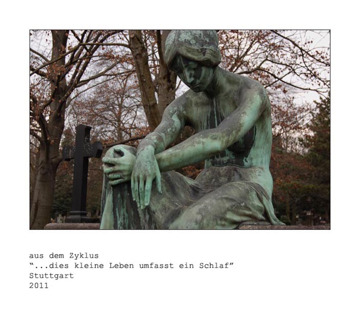 Fotografie von Uwe Klos aus dem Zyklus: ...dies kleine Leben umfasst ein Schlaf: Stuttgart